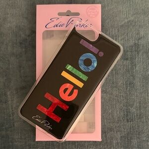 Edie Parker Multicolor 'Hello!' Phone Case